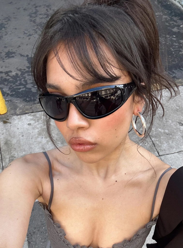 PP black sporty sunglasses